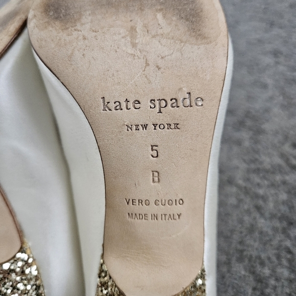 Kate Spade Clarice Bridal Shoes size 5 - Picture 10 of 11